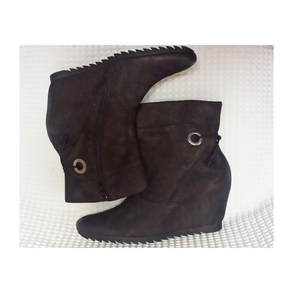 Paul Green Muncken wedged high heel ankle boots (new) - Picture 2 of 15